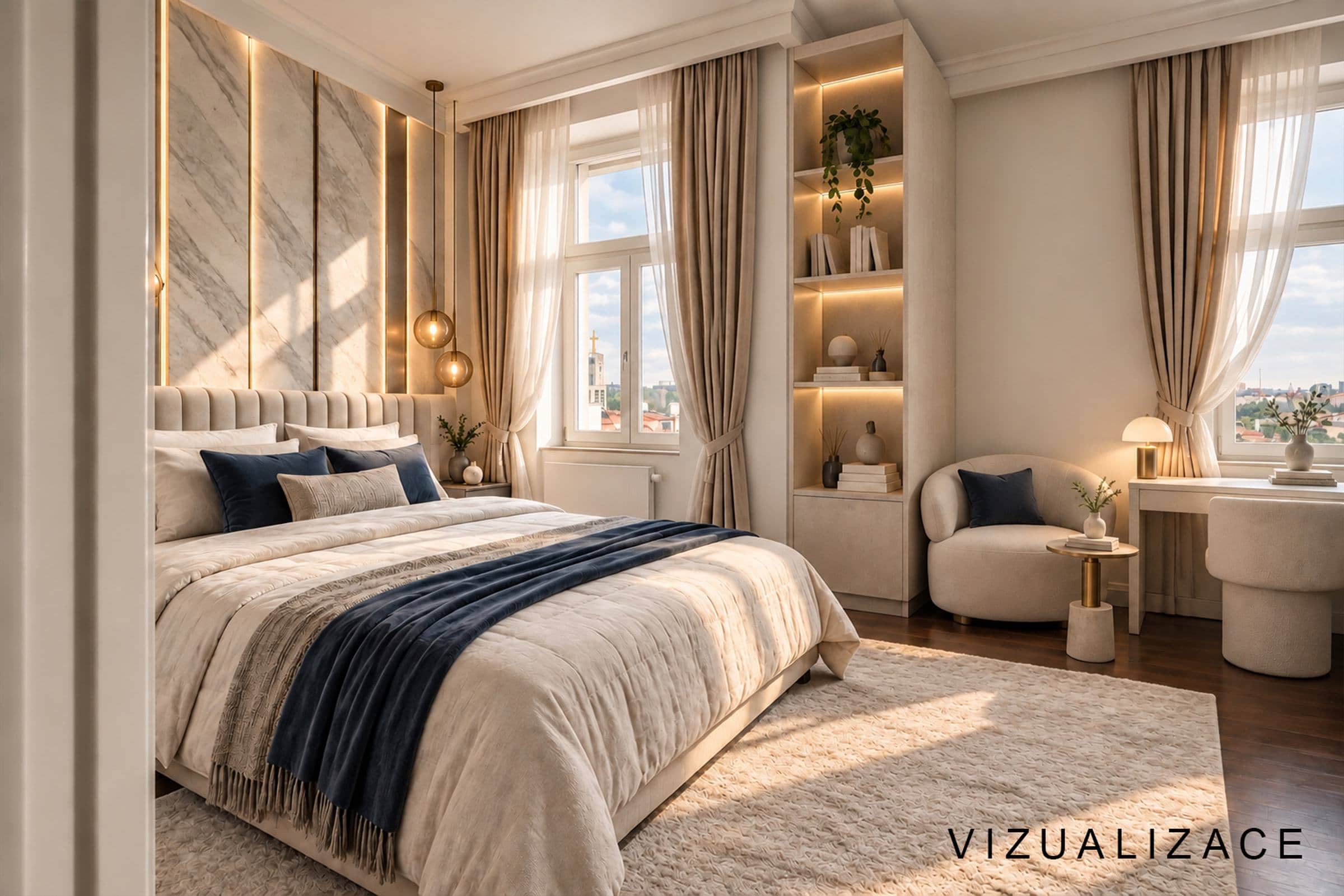 A Penthouse Above the Rooftops of Prague