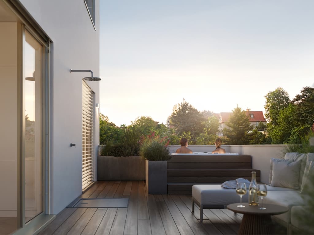 Rezidence Dejvice - střešní terasa