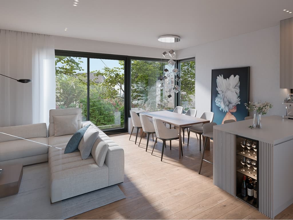 Vila Trio Strašnice - obývací pokoj