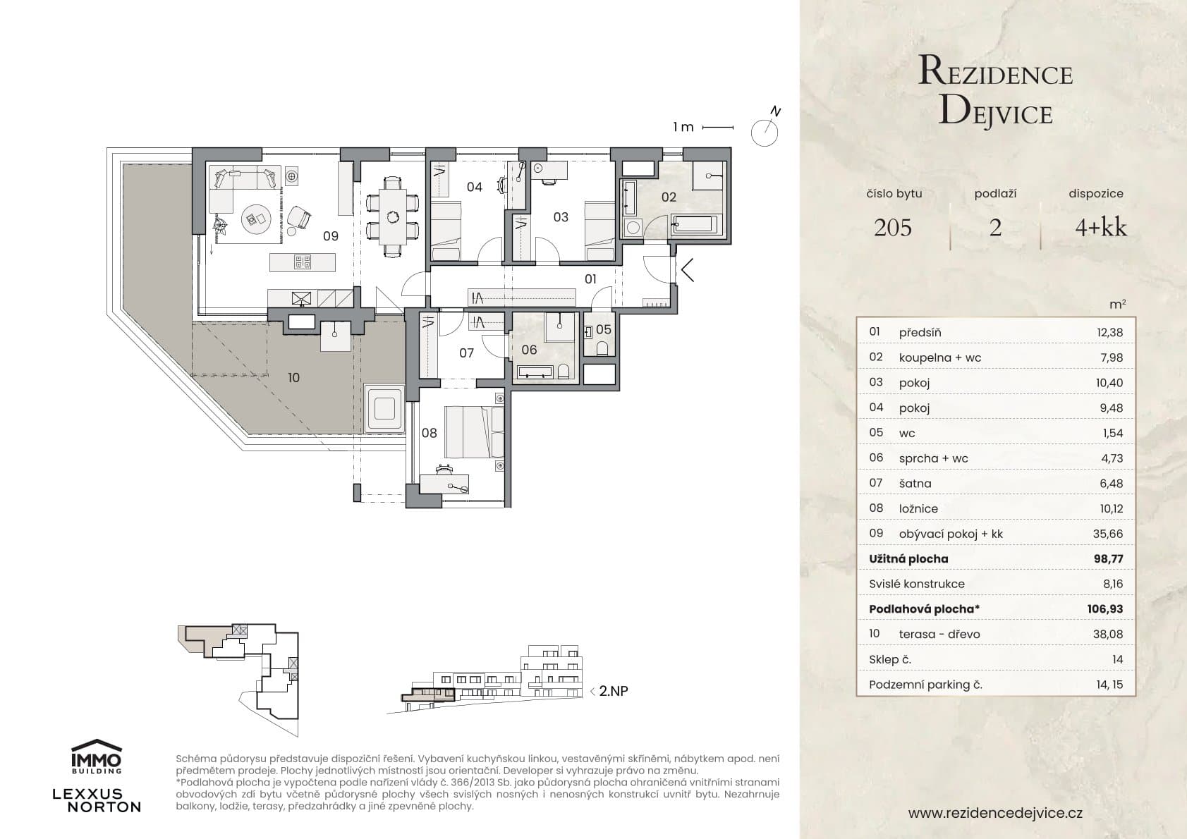 Byt U Dejvického rybníčku