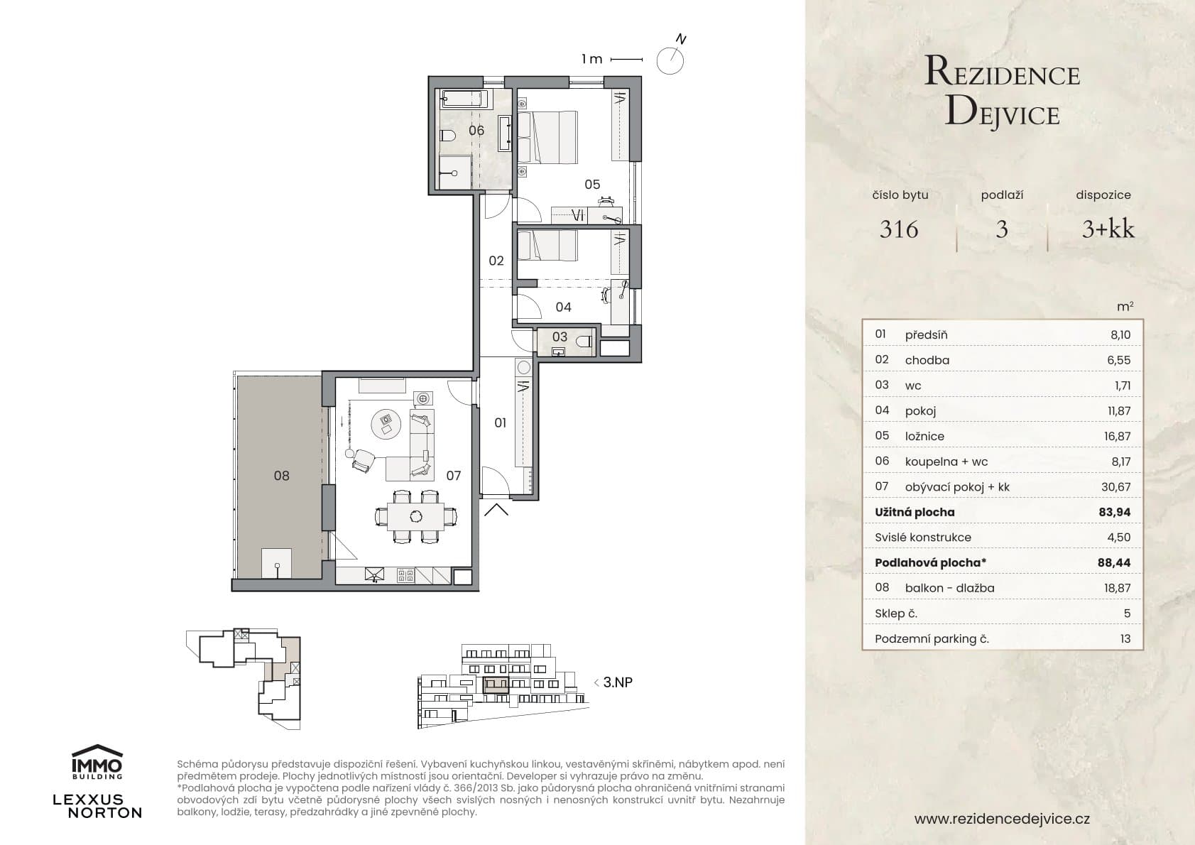 Byt U Dejvického rybníčku