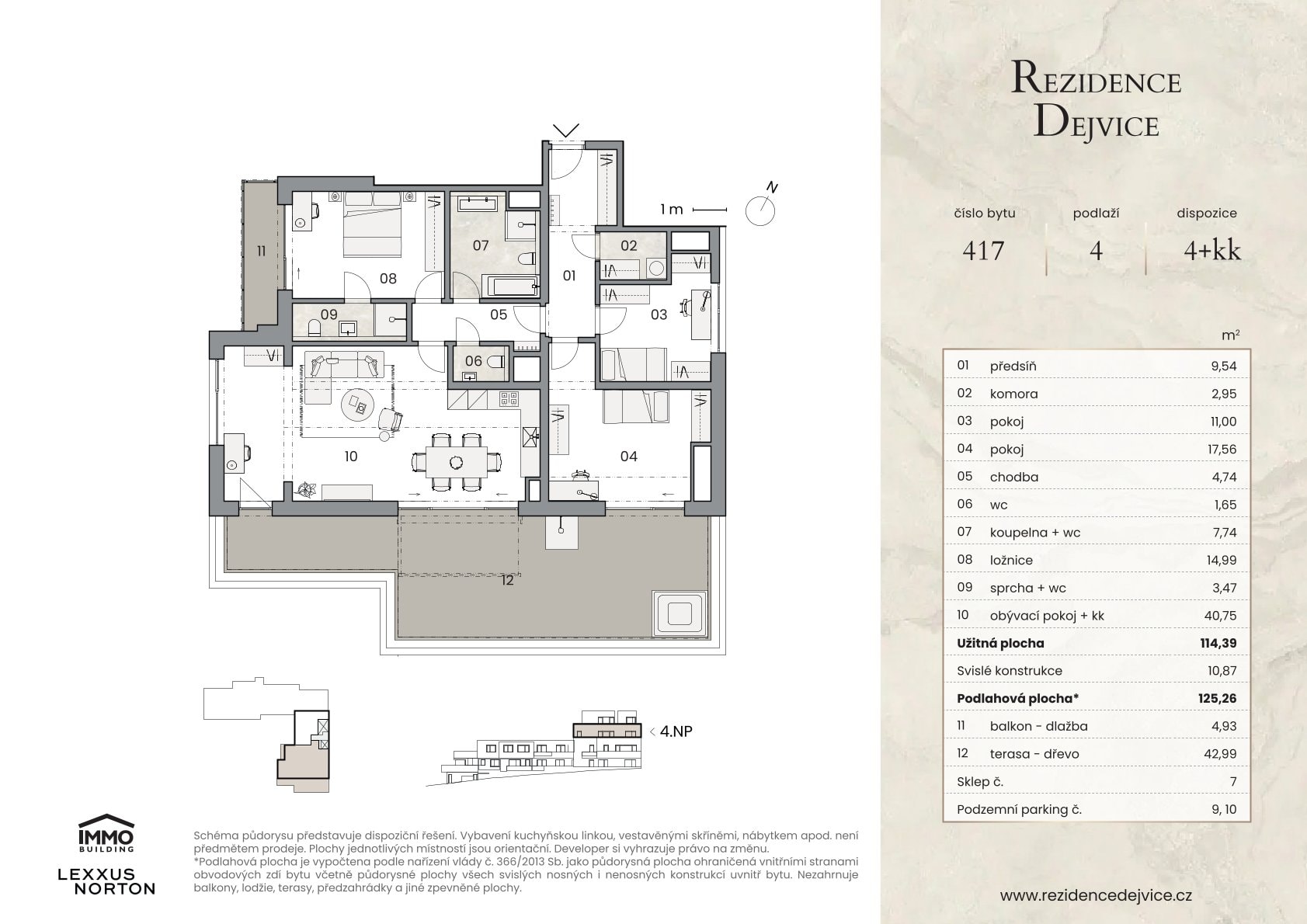 Byt U Dejvického rybníčku