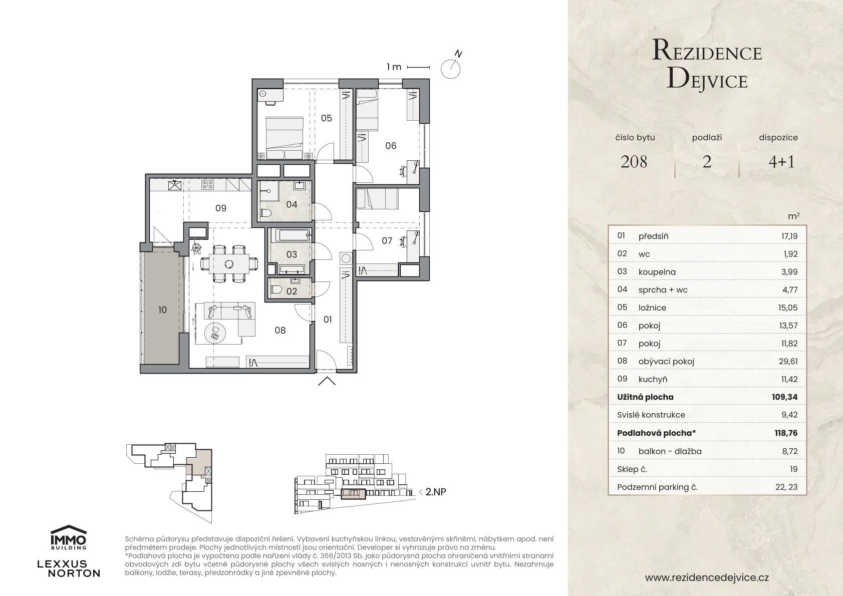 Byt U Dejvického rybníčku